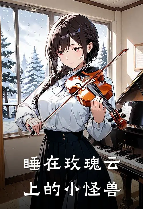 睡在玫瑰云上的小怪兽