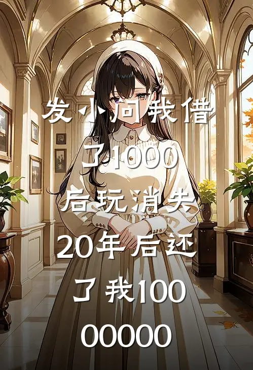发小问我借了1000后玩消失，20年后还了我10000000