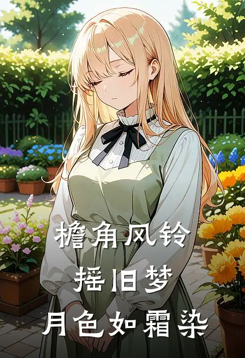 檐角风铃摇旧梦,月色如霜染