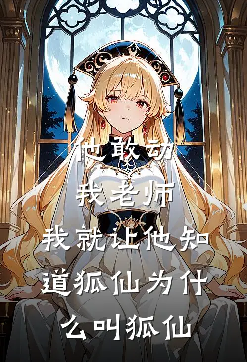 他敢动我老师，我就让他知道狐仙为什么叫狐仙